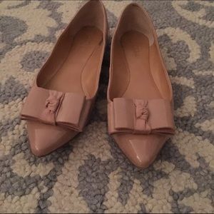 JCrew Nude Patent Flats size 7