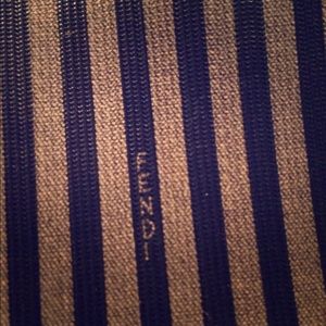 Vintage Small Black/Gold Fendi Bowler Bag