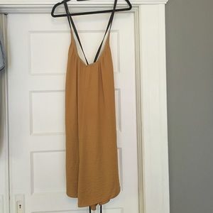 Rachel Roy dark yellow dress.