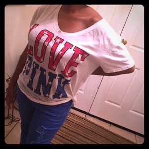 🇱🇷 PINK 4th of July Themed Shirt 🇱🇷