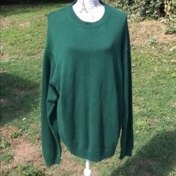 Oversized green sweater