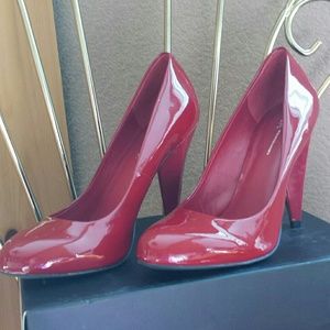 Red Patent Leather Heels