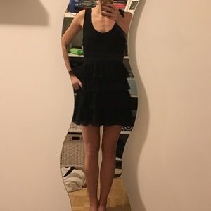 Black lace dress
