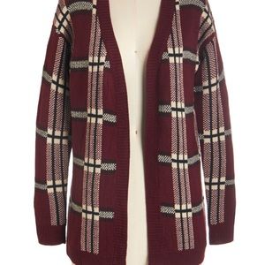 Plaid Modcloth cardigan