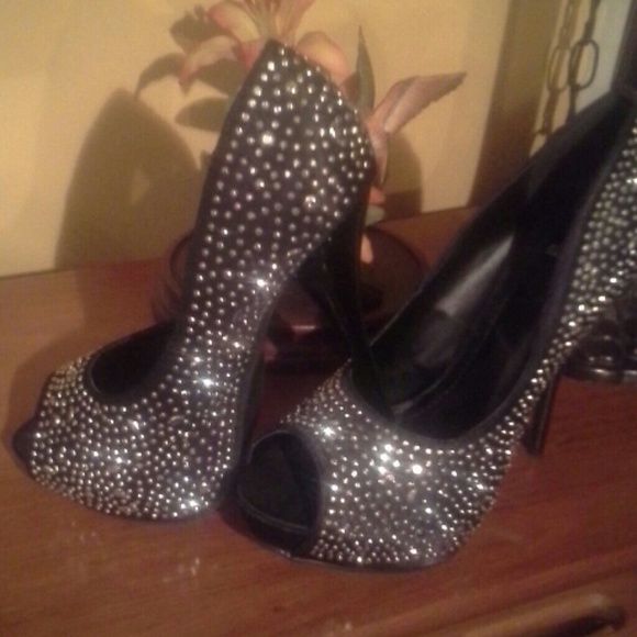 Open toe stilettos