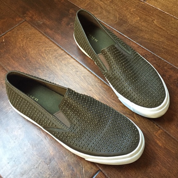 Coach studded slip-on sneakers