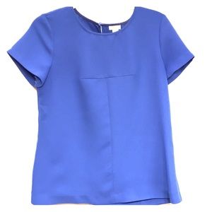 J. Crew blue blouse, size 6