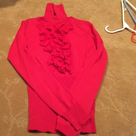 Red dressy sweater