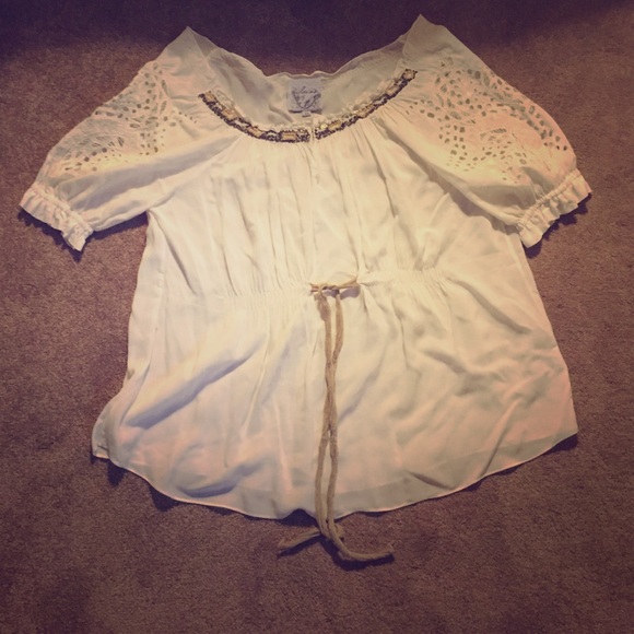 A white Anthropology top