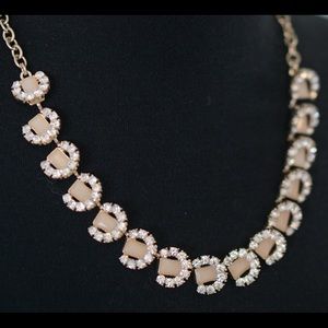 Banana Republic blush crescent necklace