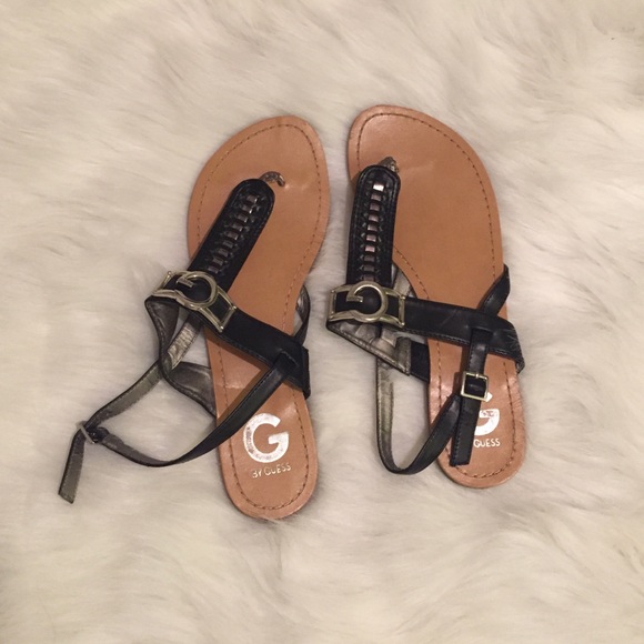 Guess black sandals