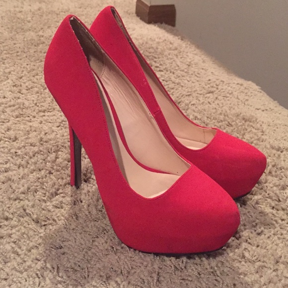 Cherry Red Pumps