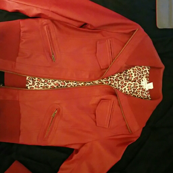 Leather jacket