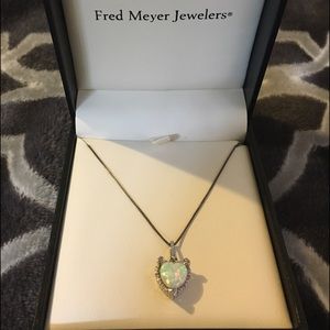 Real opal necklace