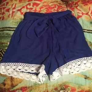 Lace shorts