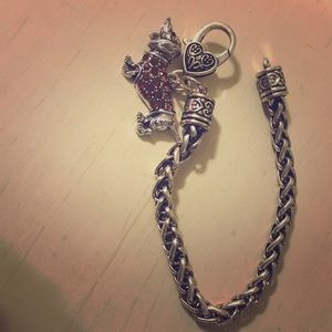 Weenie dog Pandora bracelet.