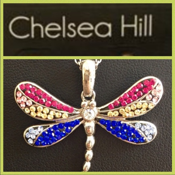 Chelsea Hill : Stainless Steel Dragonfly Necklace