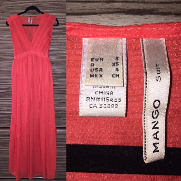 Beautiful Coral Dress Only worn twice