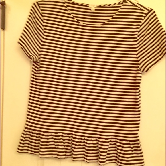 LOFT peplum top