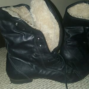 ZLONDON Black Boots SIZE 11