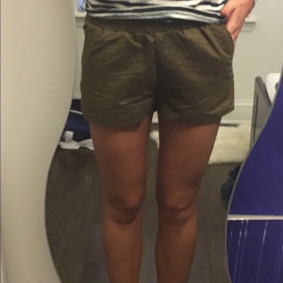 Suede shorts