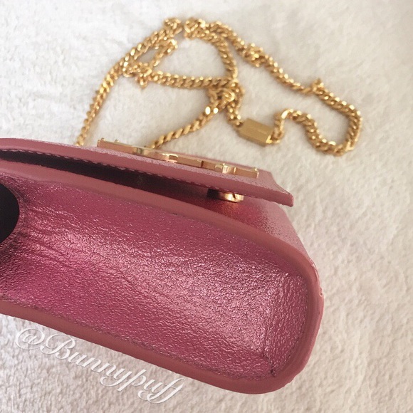 Saint Laurent metallic pink small crossbody - Picture 3 of 4