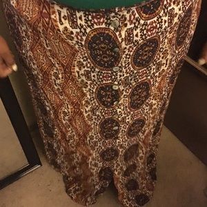 Bohemian long skirt great condition