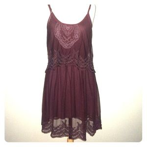 Urban outfitters plum dress