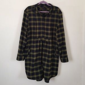 Banana Republic plaid dress