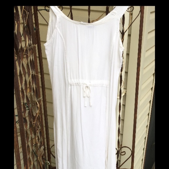 Stark white long summer dress - Picture 2 of 4