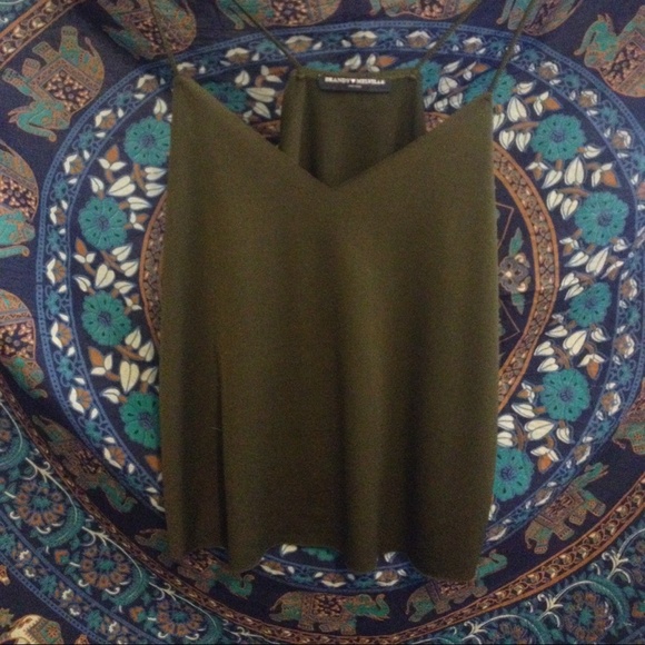 Brandy Melville Olive Tank