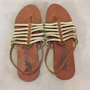 Reef gold sandals