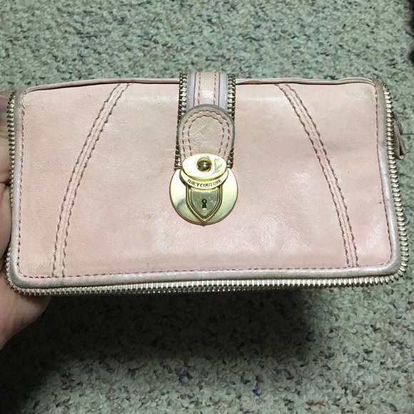 Juicy Couture Leather & Zipper Wallet