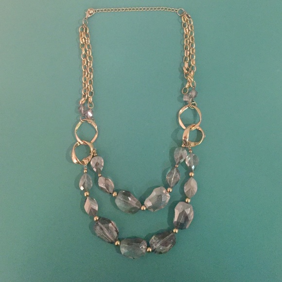 🔳Gorgeous Gray Stone Necklace 🔳