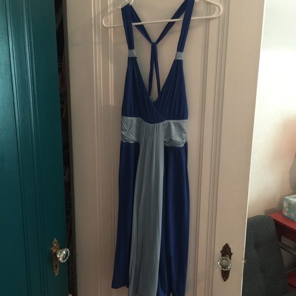 NWOT Blue Jersey Dress