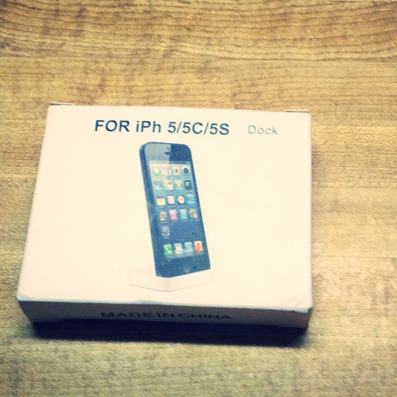 iPhone charging dock