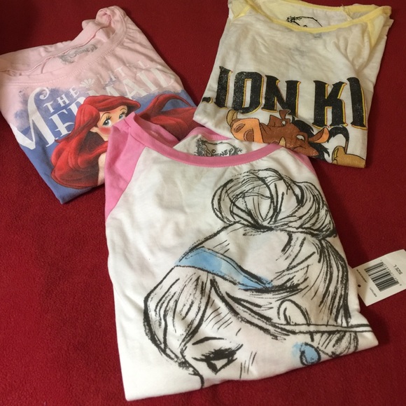 Disney Tops - Disney bundle of tee shirts.