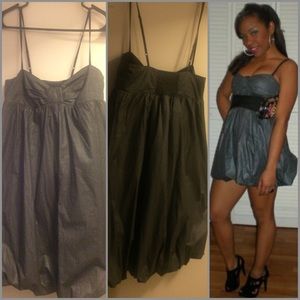 Charcoal Dark Gray Dress.