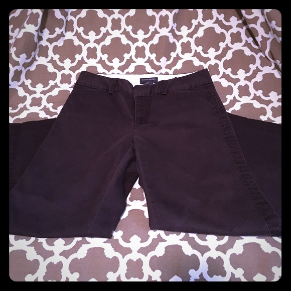 Banana Republic Pants - Banana Republic size 6 brown cropped pants
