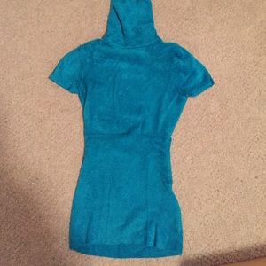 Gorgeous turquoise turtle neck from Cache