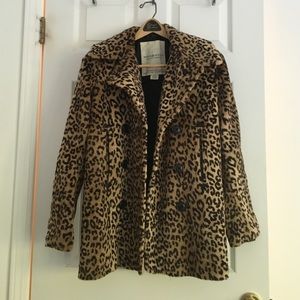 Ralph Lauren leopard print coat