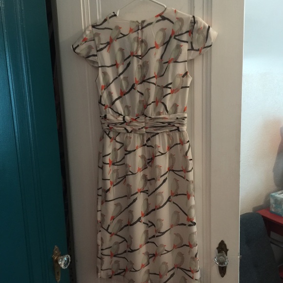 NWT Stunning Anthro Bird Dress - Picture 3 of 4