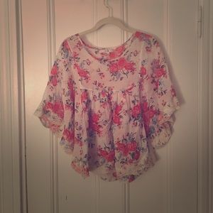 Floral Caplet Top
