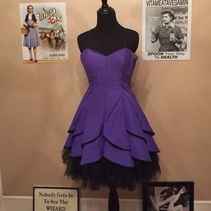Purple Cocktail Dress