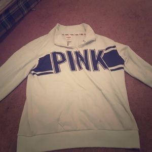 Victoria secret pink half zip up jacket/hoodie