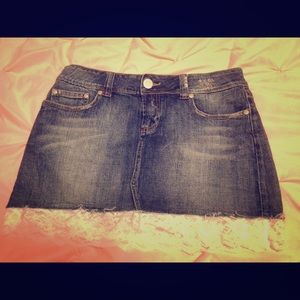 Jean with lace skirt