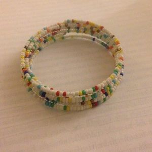 Beaded wrap bracelet