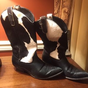 Vintage Code West Pony Boots 8M