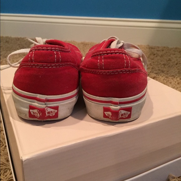 red high vans