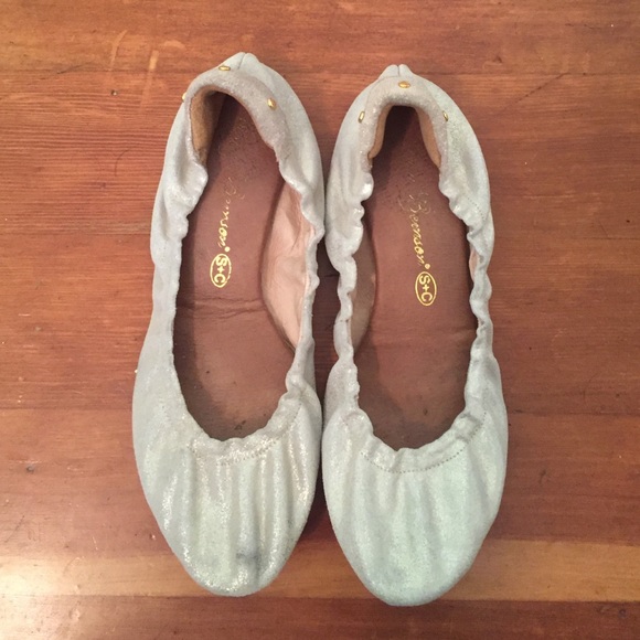Simple shimmery Ballet slippers